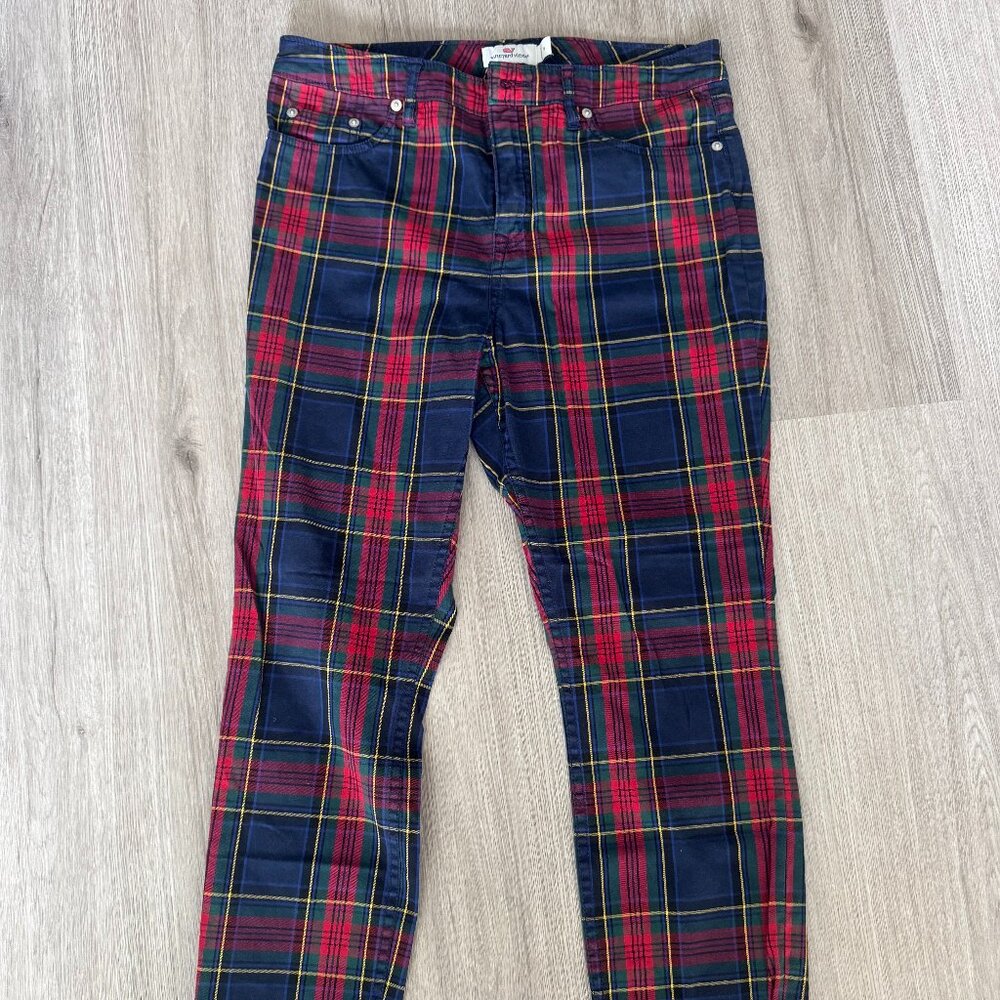Vineyard Vines Women's Plaid Pants Size 8
